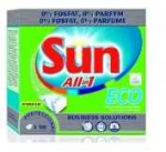 Multi Indaplovės tabletės &bdquo;Sun Pro All in 1 Eco&ldquo;, 100 vnt., su tirpia druska / plovikliu, pažymėtos ekologiniu ženklu, 100 vnt./pak. - (100 vnt.)