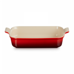 "Le Creuset" stačiakampio formos "Heritage Stoneware" 32x24cm | 4L oranžinė