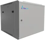 Extralink 9U 600x600 ASP pilka | Rack spintelė | montuojama ant sienos, tvirtos skardos durys