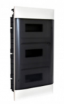 Legrand 135373 PRACTIBOX S įleidžiamas modulinis skirstomasis skydas 3x12 skaidrios durys 135373