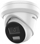 IP kamera Hikvision dome DS-2CD2383G2-LI2U F2.8 (balta, 8 MP, 30 m IR+LED, AcuSense)