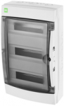 Elektro Plast Nasielsk 1607-01 Hermeti&scaron;ka modulinė skirstomoji plok&scaron;tė 3x12 pavir&scaron;inis IP65 GALANT PLUS RN 3/36 N+PE 1607-01