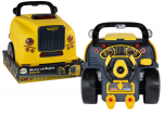 Vaiki&scaron;kas dirbtuvių autobusas Lean Toys, su mechaninėmis funkcijomis, geltonas