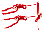 Lean Toys Pliu&scaron;inis beždžionės žaislas su mažyliu, 90 cm