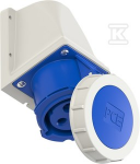 Pce FIXED KI&Scaron;TUKAS 32A/3P/230V CHOKE Sviestas IP67