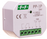 F&F PP-1P-24V Elektromagnetinė relė 1P 16A 7-30V AC/9-40V DC PP-1P-24V