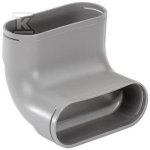 Zehnder ComfoTube Līkums flat 51, 90*, vertikāls