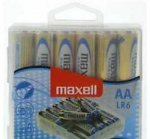 Maxell 24x LR6 AA, Vienkartinės baterijos, AA, &Scaron;arminės, 1,5 V, 24 vnt., Geltona