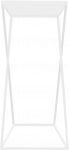 Customform Kavos staliukas, Walt i&scaron; tvirto medžio 80, 0.8x0.8x0.45 m, Juodas