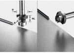 Apvalinimo freza Festool HW; 3/22/48 mm