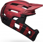 Bell Helm Full face BELL SAPER AIR R MPS SPHERIFINĖ matinė raudona juoda židinio roz S (51 -55 cm) (NEW)
