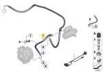 BMW Kabelio Generatoriaus Starterio Baze E88 E82 E90 E91 E92 E93 X1 Originalus 12427611316