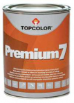 Sienų ir lubų dažai TOPCOLOR PREMIUM 7 balta matiniai 1 L