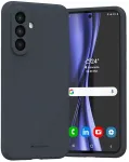 Dėklas Mercury Silicone Samsung A56 mėlynos spalvos/navy