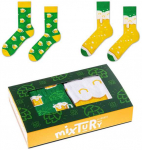 Zooksyrainbow Socks 2 poros kojinių linksmoje dėžutėje