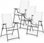 Promotions Sulankstomų kėdžių komplektas lauko terasai, 61x58,4x96,5 cm, pilkas