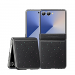 Dux Ducis Stex dėklas skirtas Samsung Galaxy Z Flip7 - juodos spalvos