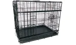 active canis - Premium Slidingdoor Cage - Juodas - 122 x 76 x 84
