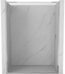 Du&scaron;o durys Mexen Exo, stumdomos, 160 cm, transparent/chrome