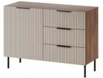 Cama Meble Cama Komoda su 2 stalčiais ALMERA 104x42x75 rie&scaron;utmedžio/ka&scaron;myro spalvos