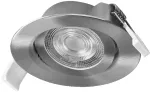 4,9W LED įleidžiamas &scaron;viestuvas SPOT, nikelio sp., 2700K, dimeriuojamas, 3vnt. komplekte