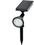 0,5W LED įsmeigiamas &scaron;viestuvas su saulės baterija LANCE, juodas, 6000K, IP44