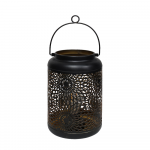 Artflow Dārza Laterna ar LED uz baterijām, 12x12x18cm, melna