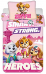 &bdquo;Paw Patrol Smart Strong&ldquo; vaiki&scaron;kas patalynės užvalkalas 100&ndash;135 cm, 40&ndash;60 cm