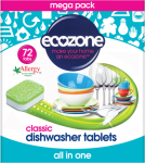 ECOZONE indaplovės tabletės Classic, 72 vnt.