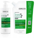 Vichy Dercos Nuo pleiskanų &Scaron;ampūnas rinkinys sausiems plaukams (&scaron;ampūnas, 390 ml + papildymas, 500 ml)