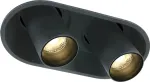 18W LED įleidžiamas &scaron;viestuvas, juodas, 2700/3000/4000K, 25363
