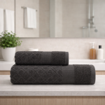 RIPOSO rank&scaron;luostis Jacquard Anthracite 70x140 cm