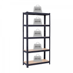 Sandėliavimo lentyna - stelažas HATIS, 180x90x45 cm, 265 kg, juoda