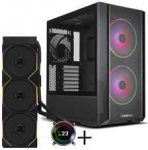 Lian Li LANCOOL 216 PC-Geh&auml;use Bundle + HYDROSHIFT II LCD-C 360TL AiO - juodas