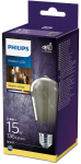&Scaron;viesos diodų lemputė PHILIPS VINTAGE, ST64, E27, 2,3 W, atitinka 15 W, 2700 K, 136 lm, dūminės sp.