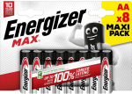Elementai ENERGIZER Max , AA, LR06, 8 vnt