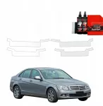 GrizzGlass Apsauginė plėvelė ant slenksčių GrizzGlass BodyShield skirtas Mercedes Benz C klasė W204 Sedan (2007-2011) [4w1]