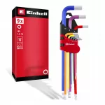 Einhell spalvotų &scaron;e&scaron;iakampių raktų rinkinys 9 vnt.