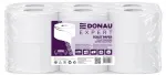Euro Products Tualetinis popierius celiuliozinis DONAU EXPERT Jumbo, 2 sluoksnių, 500 lapelių, 12 vnt., baltas