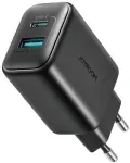 Dėklas Joyroom JR-TCF13 USB-C / USB-A 25W SFC / PPS / PD įkroviklis - juodas
