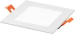 8W LED įleidžiamas &scaron;viestuvas FLAP, baltas, CCT