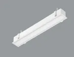 24,7W linijinis įleidžiamas &scaron;viestuvas X-LINE G/K LED, baltos sp., 4000K, 1132mm, kairysis