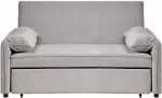 Beliani I&scaron;skleidžiama sofa HORMA pilka