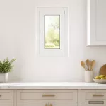 Požeminio lango RISOR 50 x 80 cm PVC ir stiklas