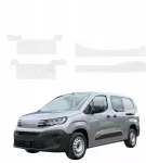 GrizzGlass Balta techninė danga HeavyDuty Baltas ant slenksčių su įdubimais, skirta Peugeot Partner (2018-2026) [4w1] (GRZ22547)
