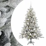 Dirbtinė kalėdinė eglutė su rutuliuku 150 cm 150 LED