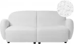 Beliani Trivietė sofa JULE Boucl&eacute;, sulaužyta balta
