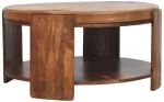 Artisan Furniture Savoy Leather mango medienos kavos staliukas
