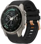 TECH-PROTECT silikoninis GARMIN FENIX 5S / 5S PLUS / 6S / 6S PRO / 7S / 8 / 9 / 9 PRO (43 MM) juodas