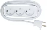 MicroConnect 3-way Danish Power Strip 1.5m With Earth, without ON/OFF